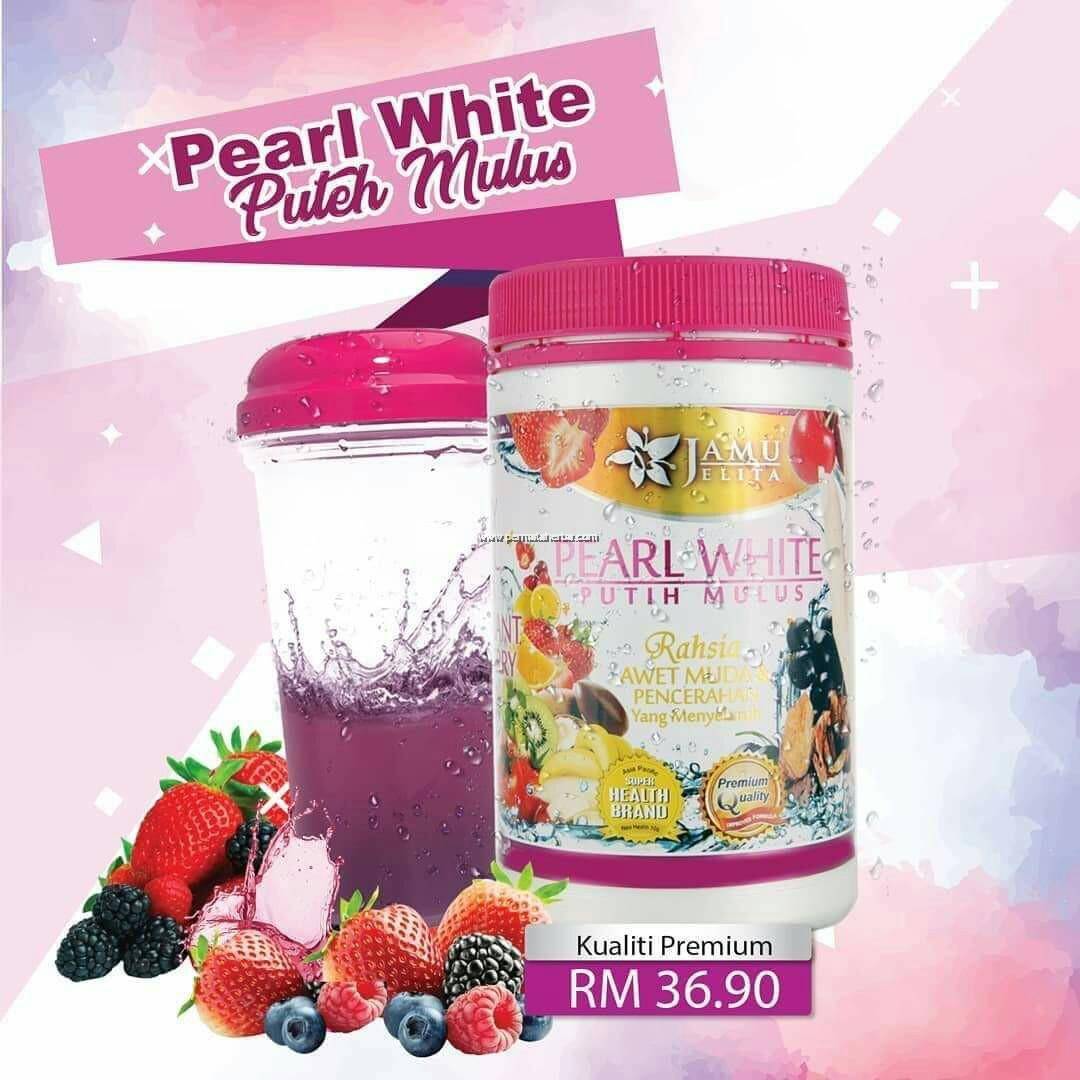 Jamu Jelita Pearl White Putih Mulus Kolagen