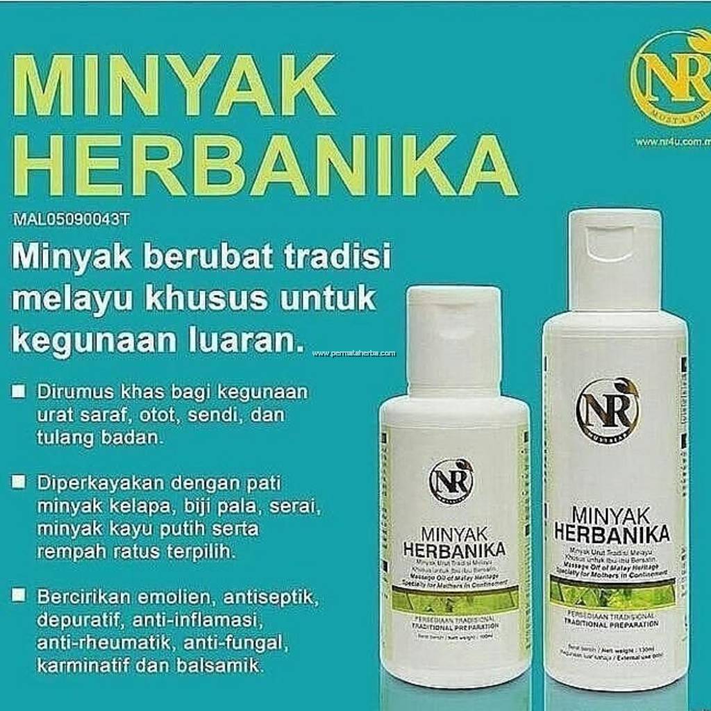 Nona Roguy Minyak Herbanika 120ml | NONA ROGUY HERBANIKA
