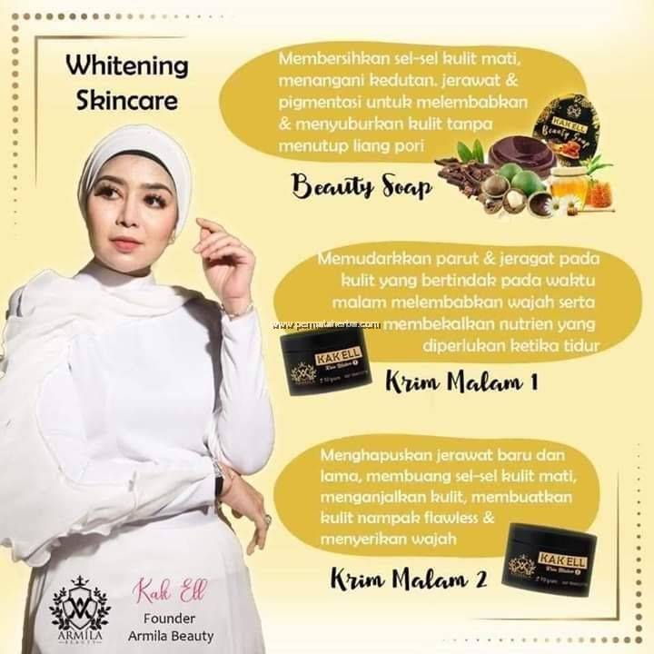 Kak Ell Armila Beauty Skincare Set 3in1