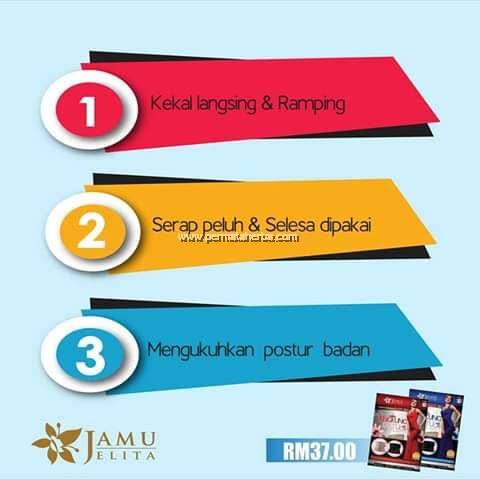 Jamu Jelita Bengkung Ratu Waist Trimmer Sesuai Untuk Lelaki Perempuan