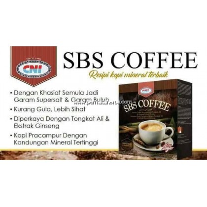 Cni Sbs Coffee Less Sugar 20 Stick Super Salt Bamboo Salt