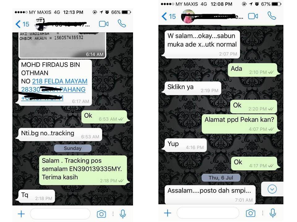 Testimoni pelanggan