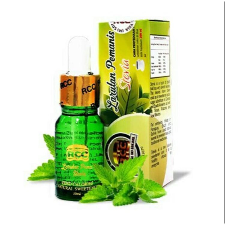 RCC Stevia Sweetener 10ml | Stevia keluaran RCC