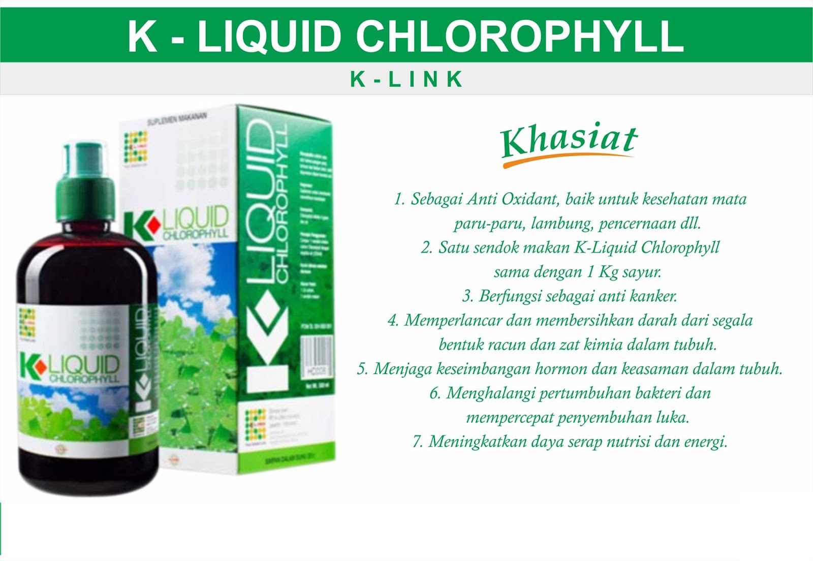 Klink K Liquid Chlorophyll